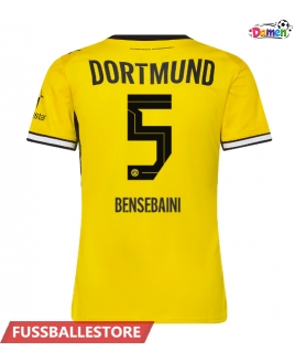 Günstige Borussia Dortmund Ramy Bensebaini #5 Heimtrikot Damen 2026-27 Kurzarm